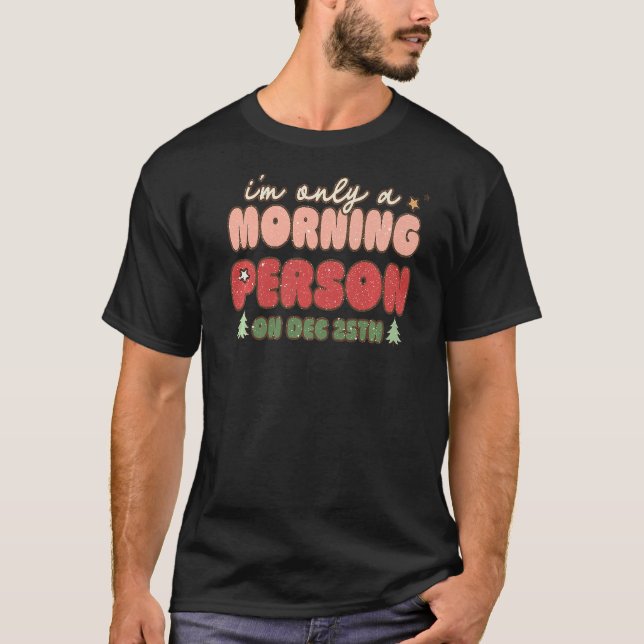 Camiseta Retro, sou apenas uma pessoa da manhã no Cristo de (Frente)