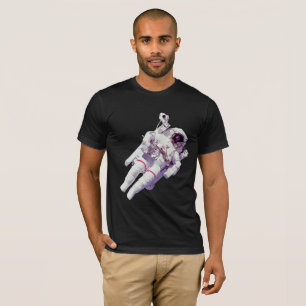Camiseta Retro Spacewalker: Astronauta Flutuante
