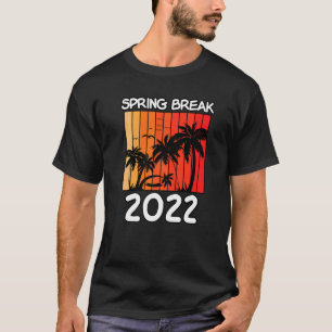 Camiseta Retro Spring Break 2022 Beach Vacation Trip 1