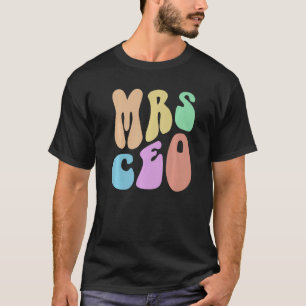 Camiseta Retro SRA. CEO Esposa MAMA Proprietária de Pequena