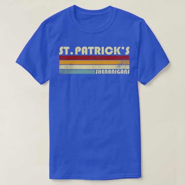 Camiseta Retro St Patricks Shenanigans (Frente do Design)