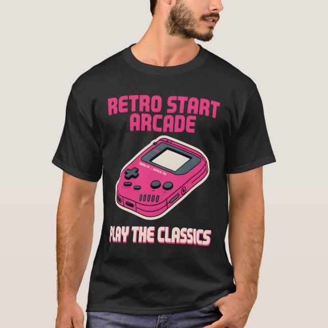 Camiseta Retro Start Arcade (Frente)