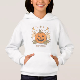 Camiseta Retro Stay Assustador Abóbora & Fantasmas Fofos Ha