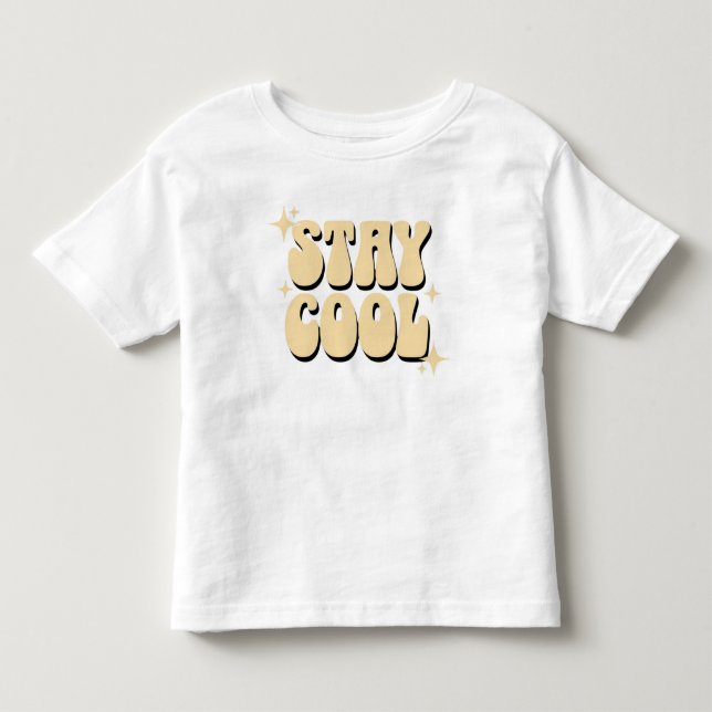 Camiseta Retro 'Stay Cool' – Vibração Vintage dos  (Frente)
