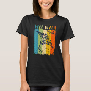 Camiseta Retro Stingray Vero Beach Tema Flórida Amigos Fa