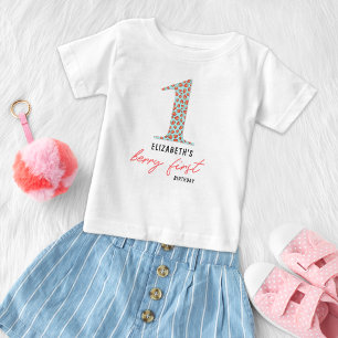 Camiseta Retro Strawberry Berry Primeiro Convidado De Honra