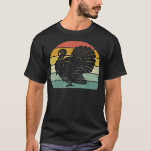 Camiseta Retro Style Funny Turkey Lover Farm Animal Vintag