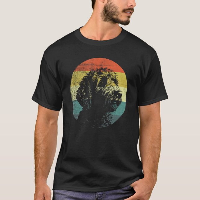 Camiseta Retro Style Goldendoodle Dog (Frente)