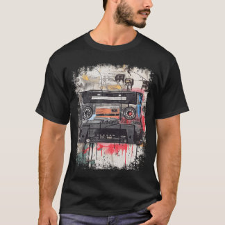 Camiseta Retro Style Old School Musicape Cassette Vintage M