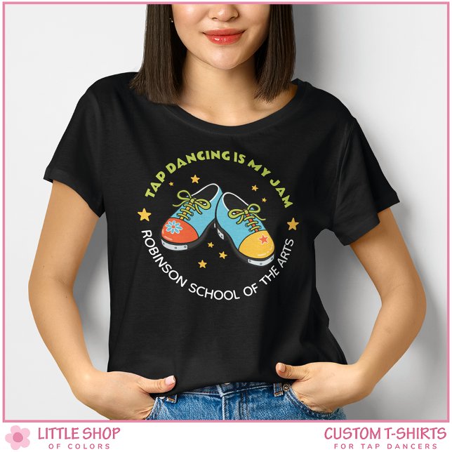 Camiseta Retro Style Tap Dancing is My Jam Customizable (Criador carregado)