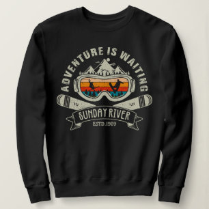Camiseta Retro Sunday River Ski Adventure