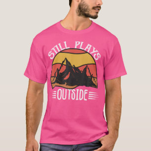 Camiseta Retro-Sunset Ainda Joga Fora Do Campo De Itinerânc