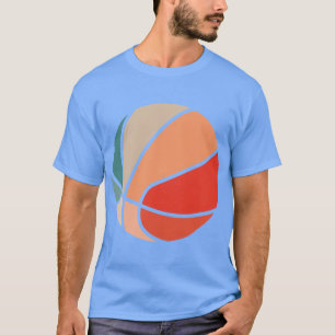 Camiseta Retro Sunset Basball Colorida
