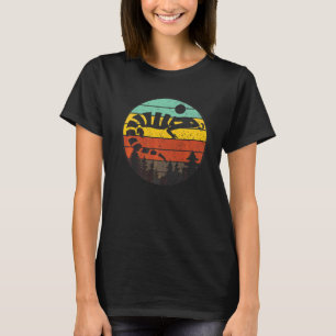 Camiseta Retro Sunset Blue Tongue Skink Lizard Vintage