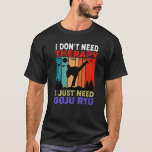 Camiseta Retro Sunset Eu não preciso de terapia Eu só preci