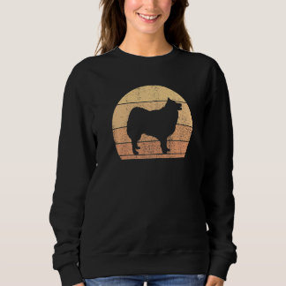 Camiseta Retro Sunset Icelandic Sheepdog