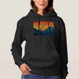 Camiseta Retro Sunset Landscape Hiking Adventure Explorar