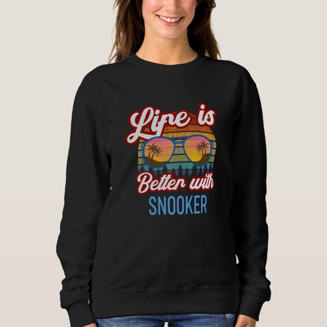 Camiseta Retro Sunset Slogan   With Snooker (Frente)