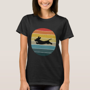 Camiseta Retro Sunset Style Dachshund Vintage Lover Dachshu
