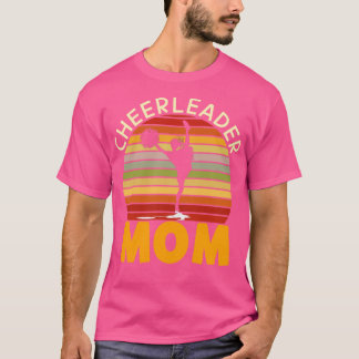 Camiseta Retro Sunset Vintage Cheerhead Mãe