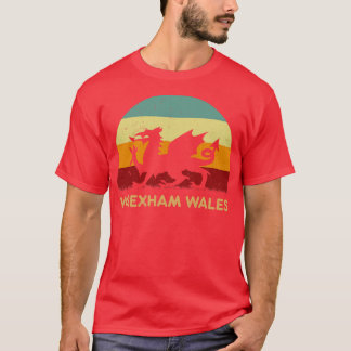 Camiseta Retro Sunset Wrexham Wales