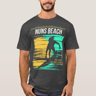 Camiseta Retro Surfing Nuns Beach New Jersey Vintage Surfer