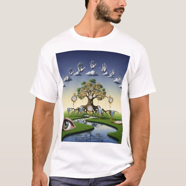 Camiseta Retro Surreal Collage Aesthetic Shirt | Vintage Ar (Frente)