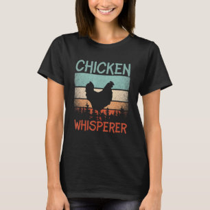 Camiseta Retro Sussurro De Galinha, Quente De Aves De Capoe