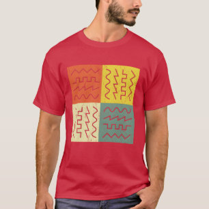 Camiseta Retro Synthesizer Waveform Música Eletrônica
