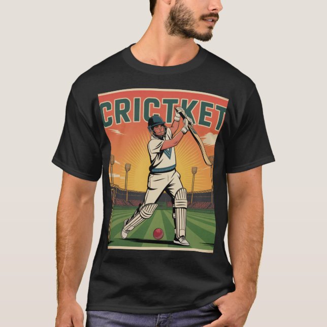 Camiseta Retro T20 Cricket Fever (Frente)