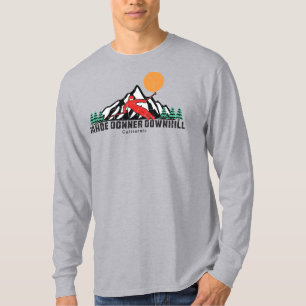 Camiseta Retro Tahoe Donner Descida Ski
