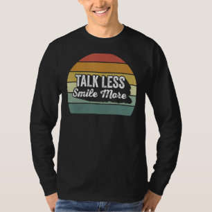 Camiseta Retro Talk Menos Sorri Mais Hamilton Histórico