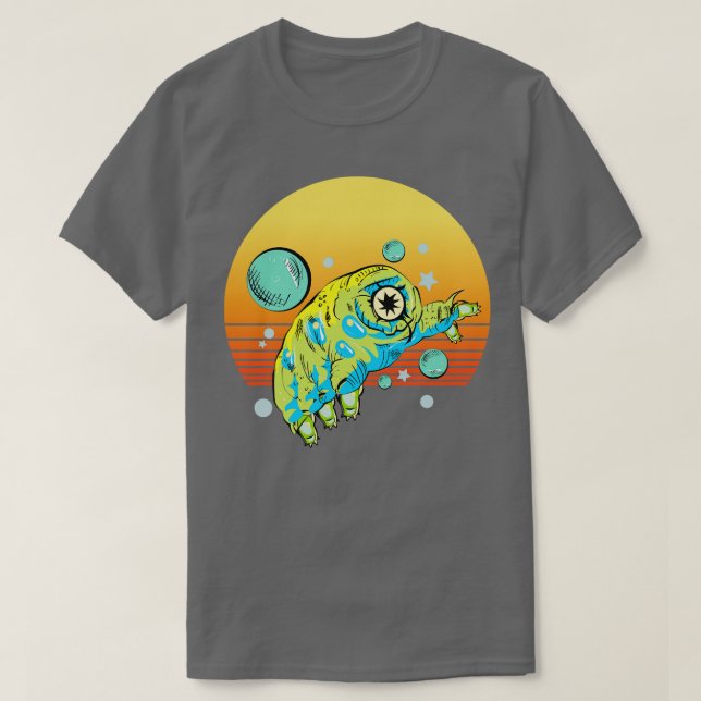 Camiseta Retro Tardigrado (Frente do Design)
