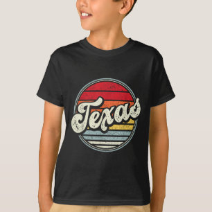 Camiseta Retro Texas Home State Legal Estilo 70s Sunset Men