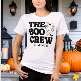 Camiseta Retro The Boo Crew Espetacular Halloween