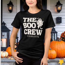 Camiseta Retro The Boo Crew Espetacular Halloween