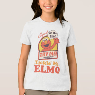 Camiseta Retro Tickle Me Elmo Aceno Gráfico