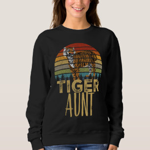 Camiseta Retro Tigre Tia Sunset African Safari Gift
