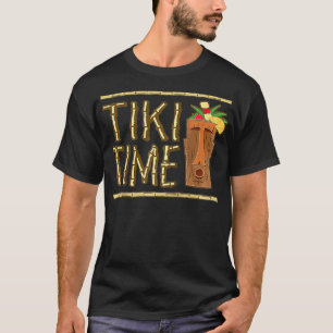Camiseta Retro Tiki Bar Design 