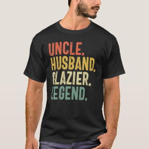 Camiseta Retro tio marido glazier lend glassworker hambom