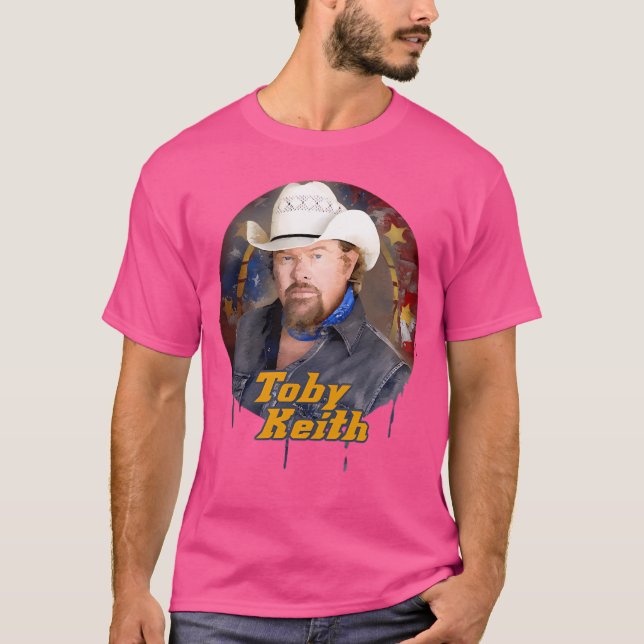 Camiseta Retro Toby - Keith (Frente)