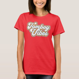 Camiseta Retro Tomboy Vibes Girl
