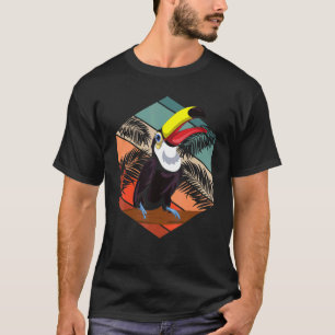 Camiseta Retro Toucan Tropical Bird RainForest Tou