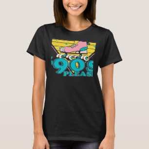 Camiseta Retro Traga-Me De Volta Para O Quad Skating For S