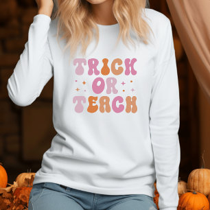 Camiseta Retro Trick or Teach