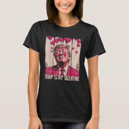 Camiseta Retro Trump É O Meu Namorados Trump Valentine Day