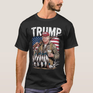 Camiseta Retro Trump Hunting Duck Hello Hunting Season UF