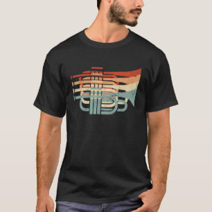 Camiseta Retro Trumpet Jazz Music Trumpeter, trompete