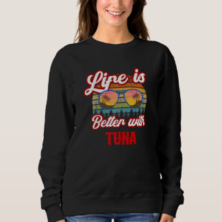 Camiseta Retro Tuna Sunset  With Tuna