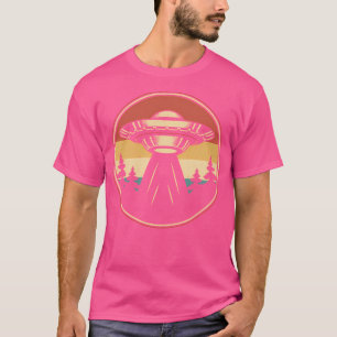 Camiseta Retro Ufo Encontra Nerd Sci-Fi
